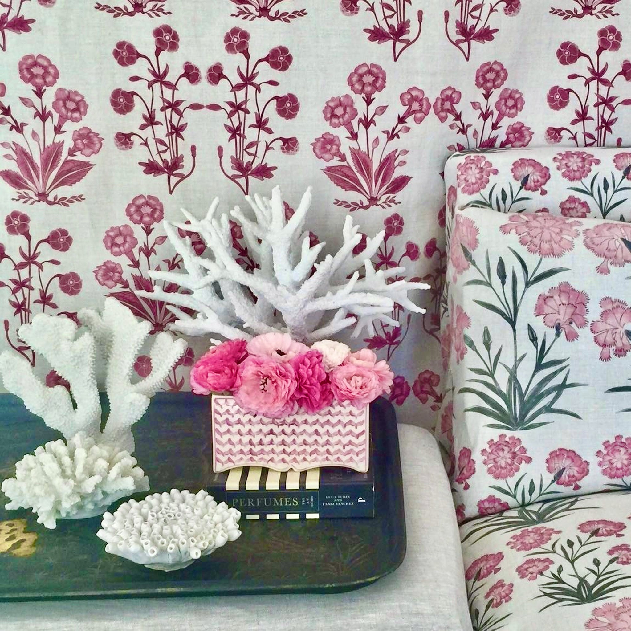 Mughal Floral Stripe