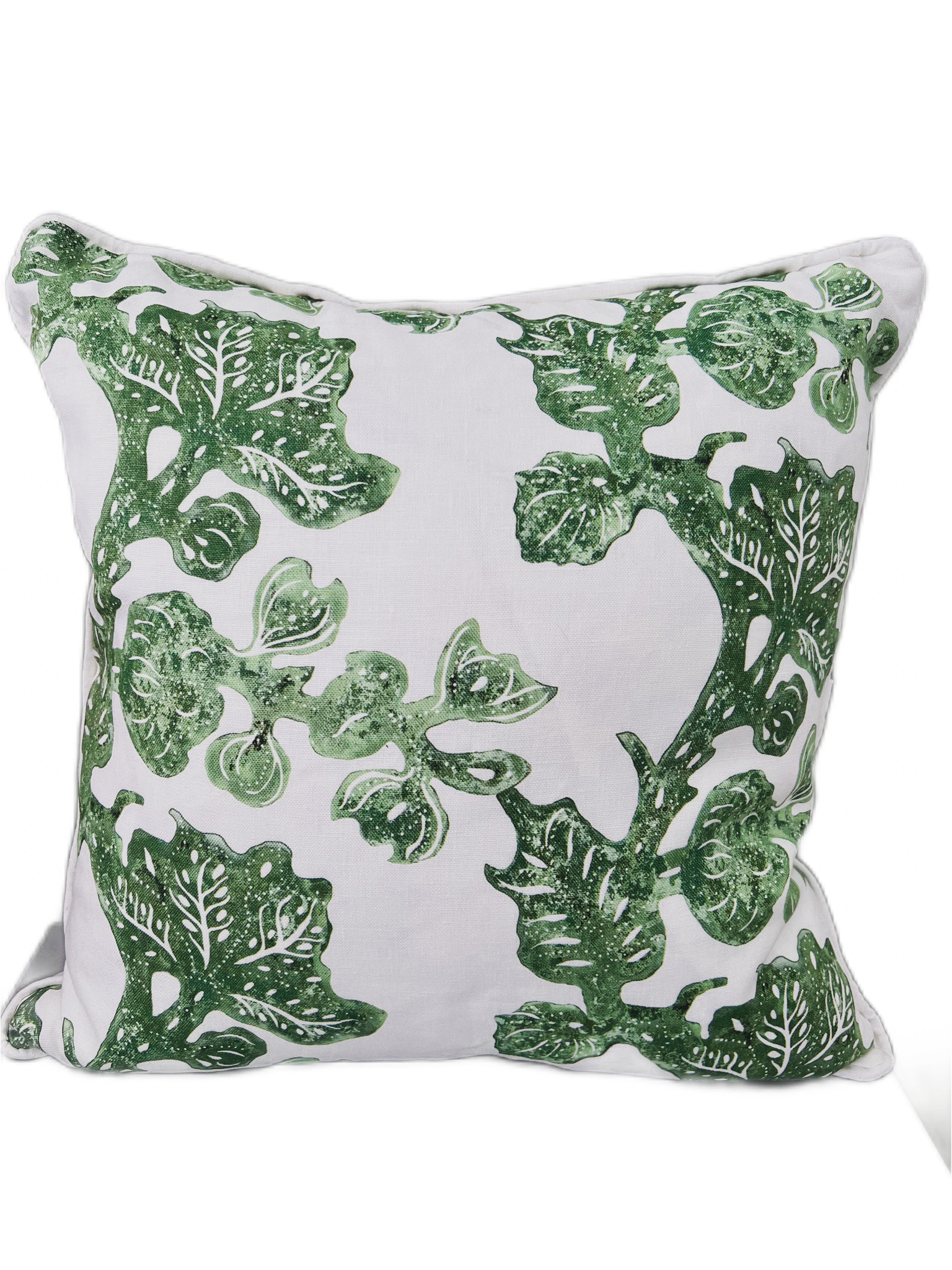 Fruiting Fig Cushion in Olive