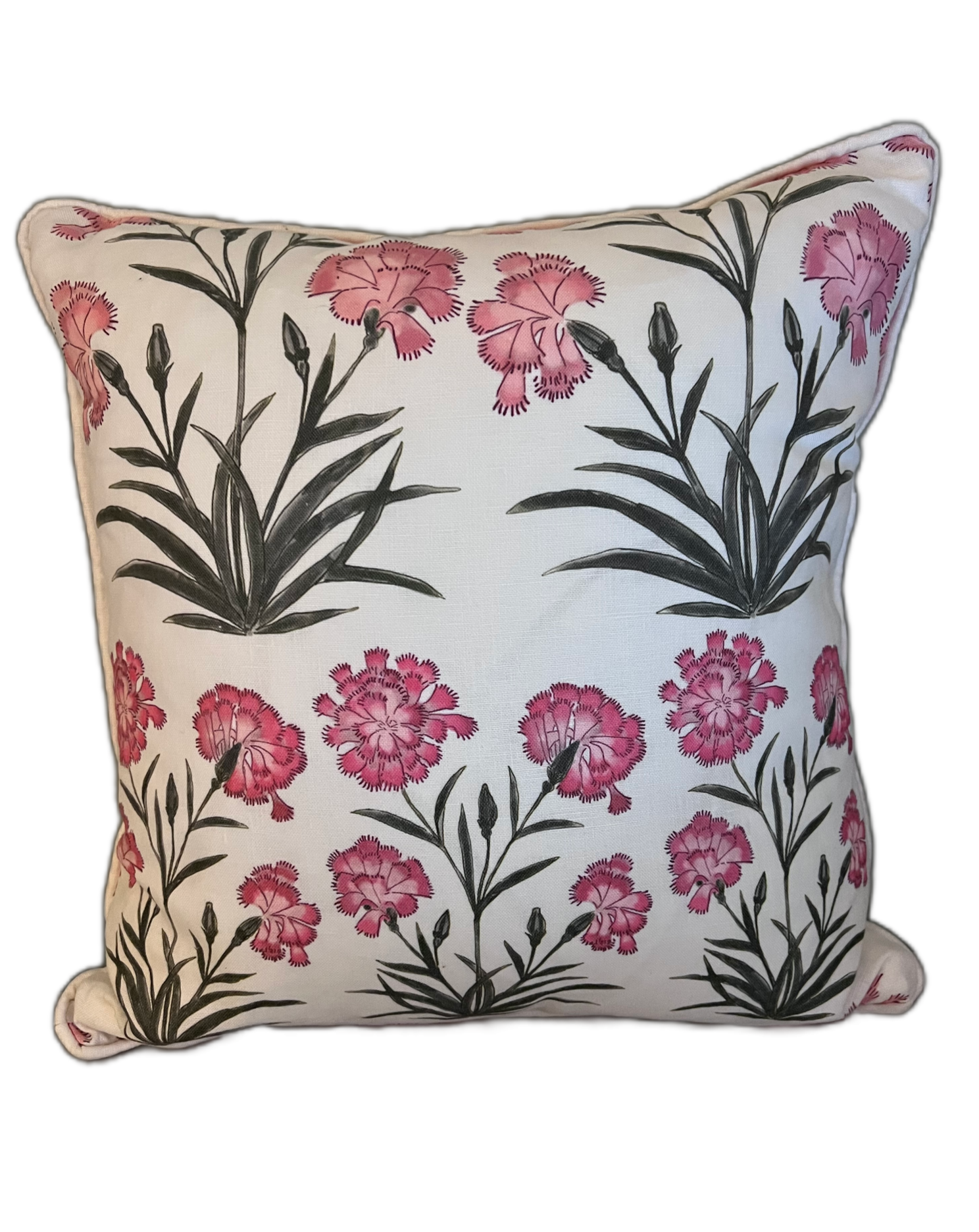Mughal Meadow Mini Cushion in Pink