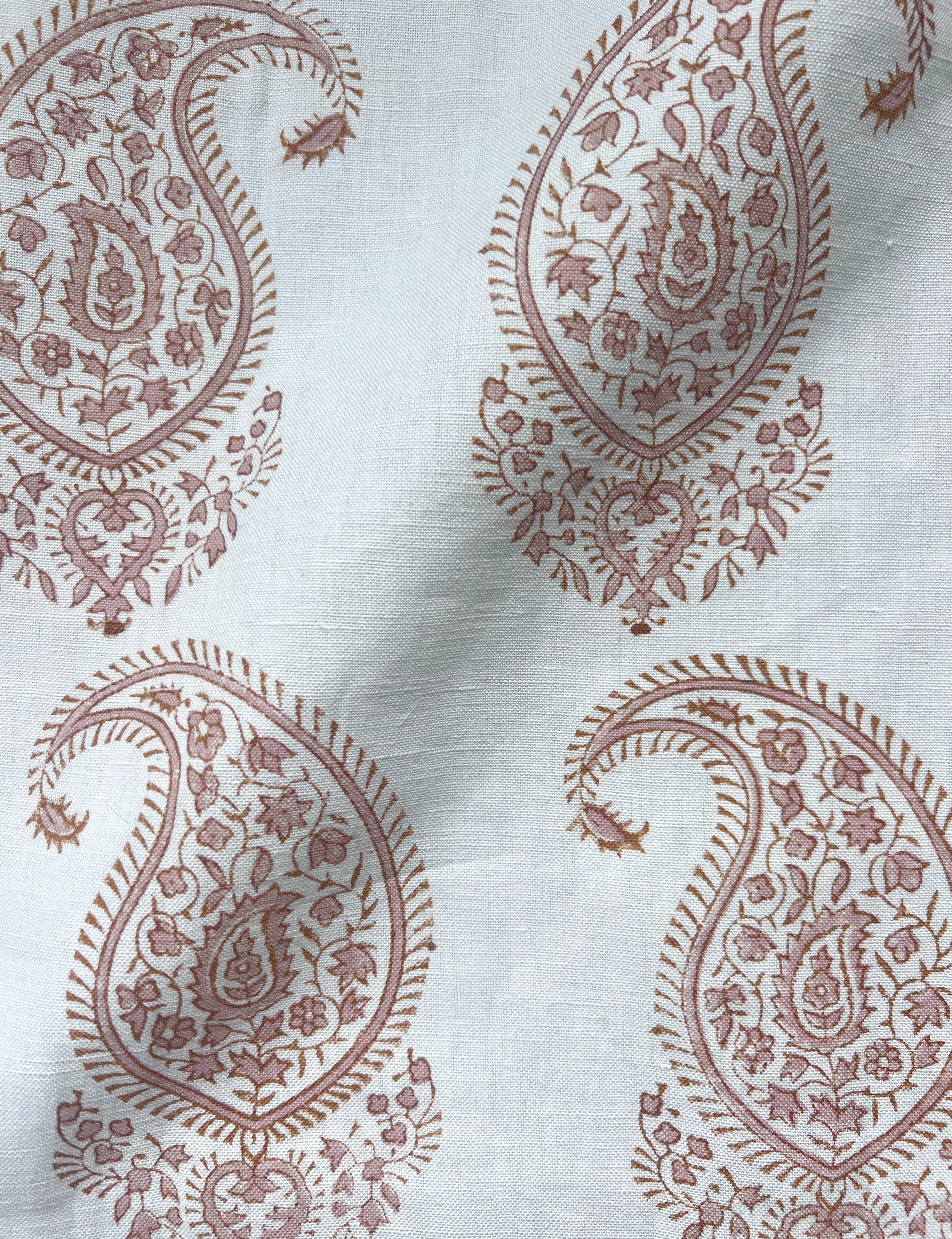 PAISLEY - SAFFRON AND PINK