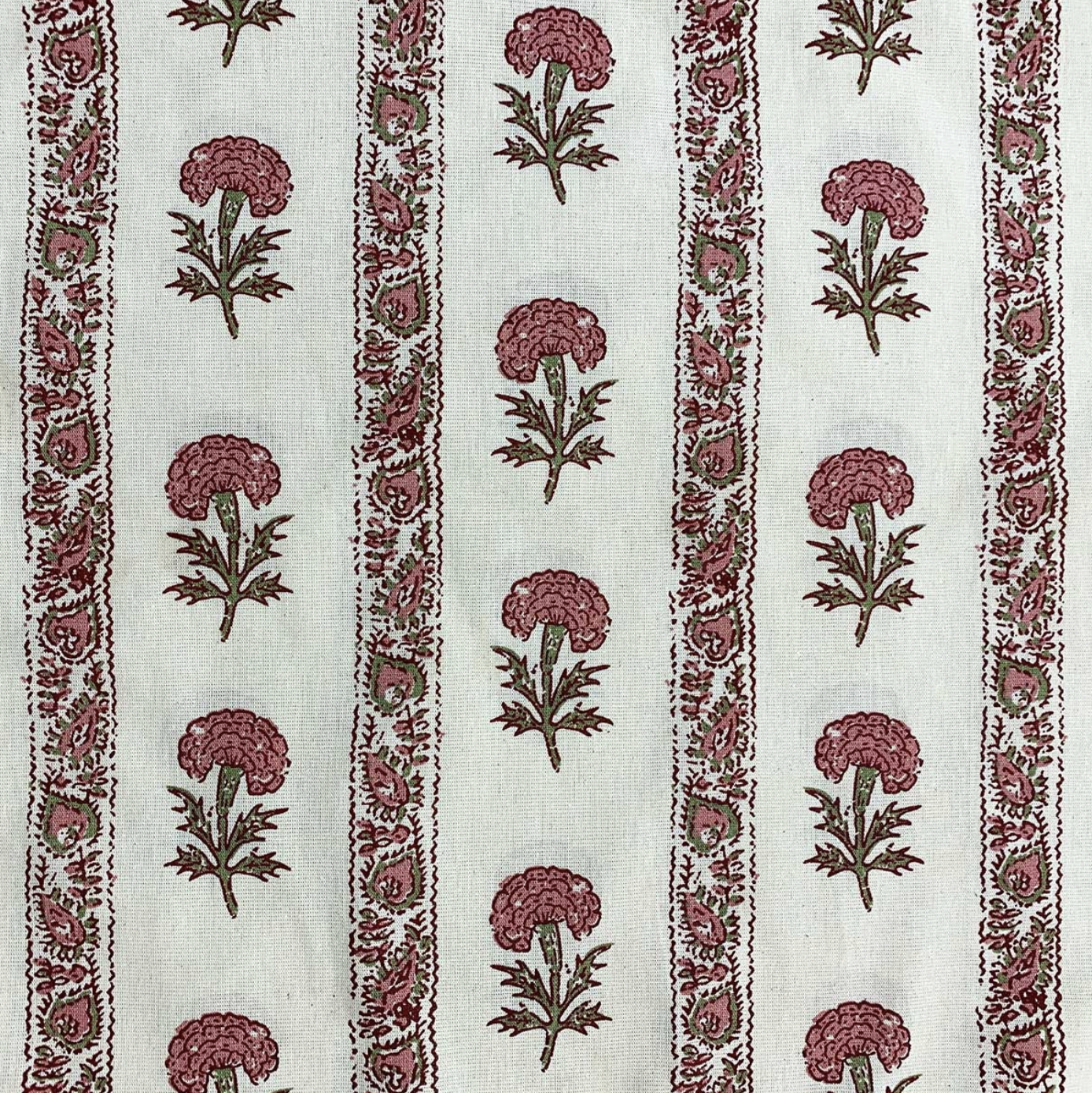 Camilla Stripe Pink on Cotton