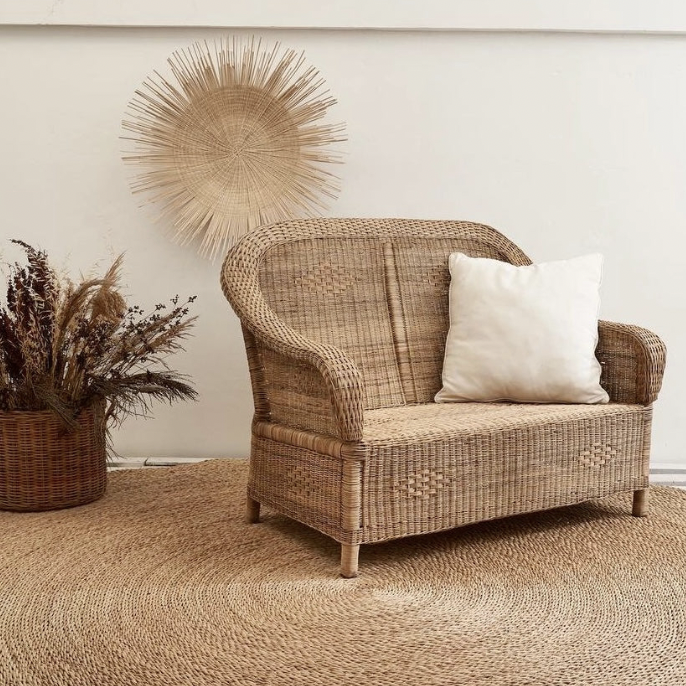 Shashi Double Weave Two Seater Sofa